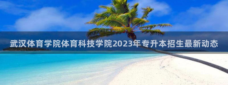 武汉体育学院体育科技学院2023年专升本招生最新动态