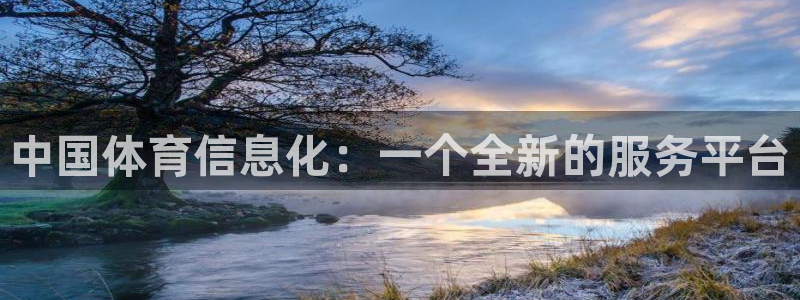 中国体育信息化：一个全新的服务平台
